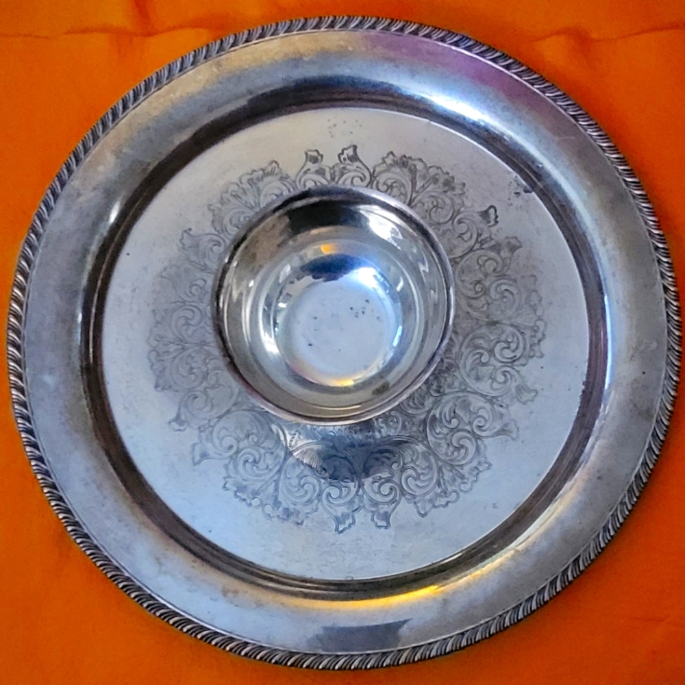 Silver dip tray
